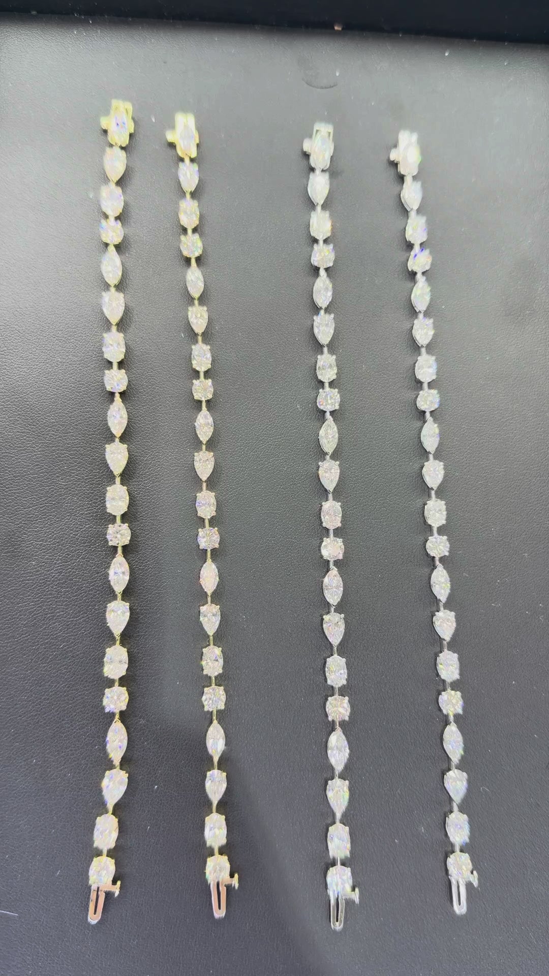 Mixed Shape Lab Grown Diamond Tennis Bracelet